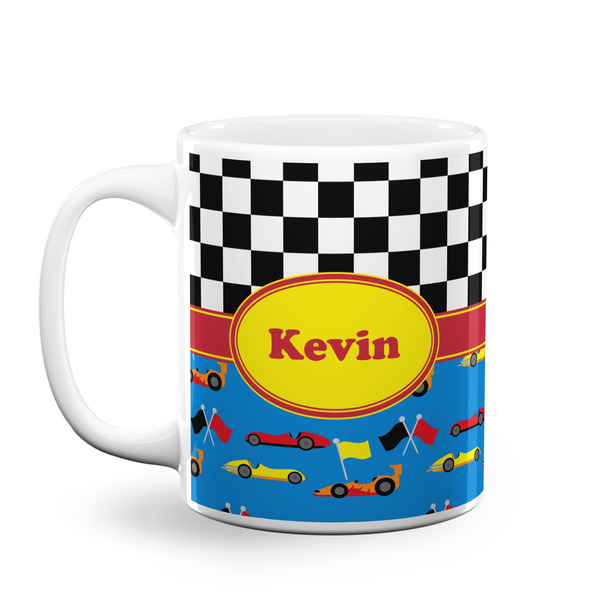 Custom Racing Car Coffee Mug (Personalized)