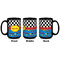 Racing Car Coffee Mug - 15 oz - Black APPROVAL