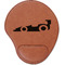 Racing Car Leatherette Mouse Pad with Wrist Support