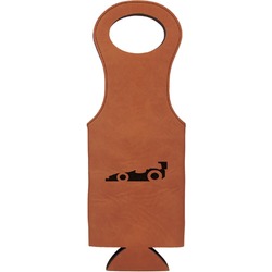 Racing Car Leatherette Wine Tote - Single Sided
