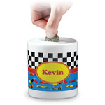 Racing Car Coin Bank (Personalized)