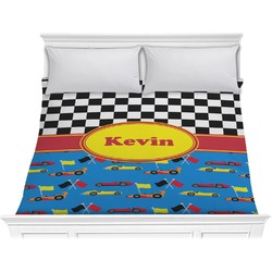 Racing Car Comforter - King (Personalized)