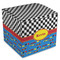 Racing Car Cube Favor Gift Box - Front/Main