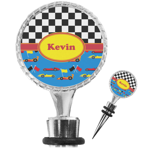 Custom Racing Car Wine Bottle Stopper (Personalized)