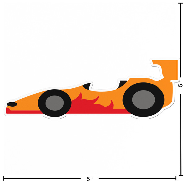 Racing Car Custom Shape Iron On Patches - L - APPROVAL