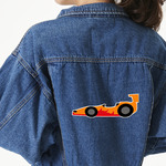 Racing Car Large Custom Shape Patch - 2XL