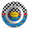 Racing Car Plastic Bowl - Microwave Safe - Composite Polymer (Personalized)