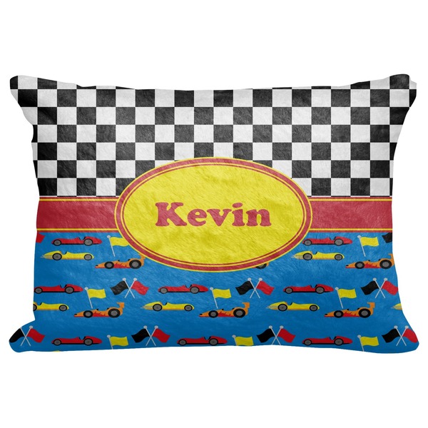 Custom Racing Car Decorative Baby Pillowcase - 16"x12" (Personalized)