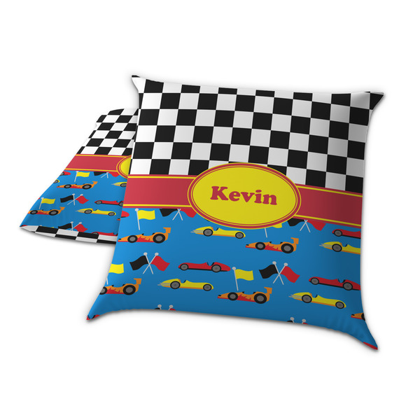 Racing Car Decorative Pillow Case - TWO