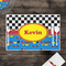 Racing Car Disposable Paper Placemat - In Context