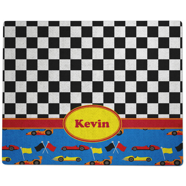 Racing Car Dog Food Mat - Large without Bowls