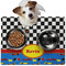 Racing Car Dog Food Mat - Medium LIFESTYLE