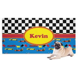 Racing Car Dog Towel (Personalized)