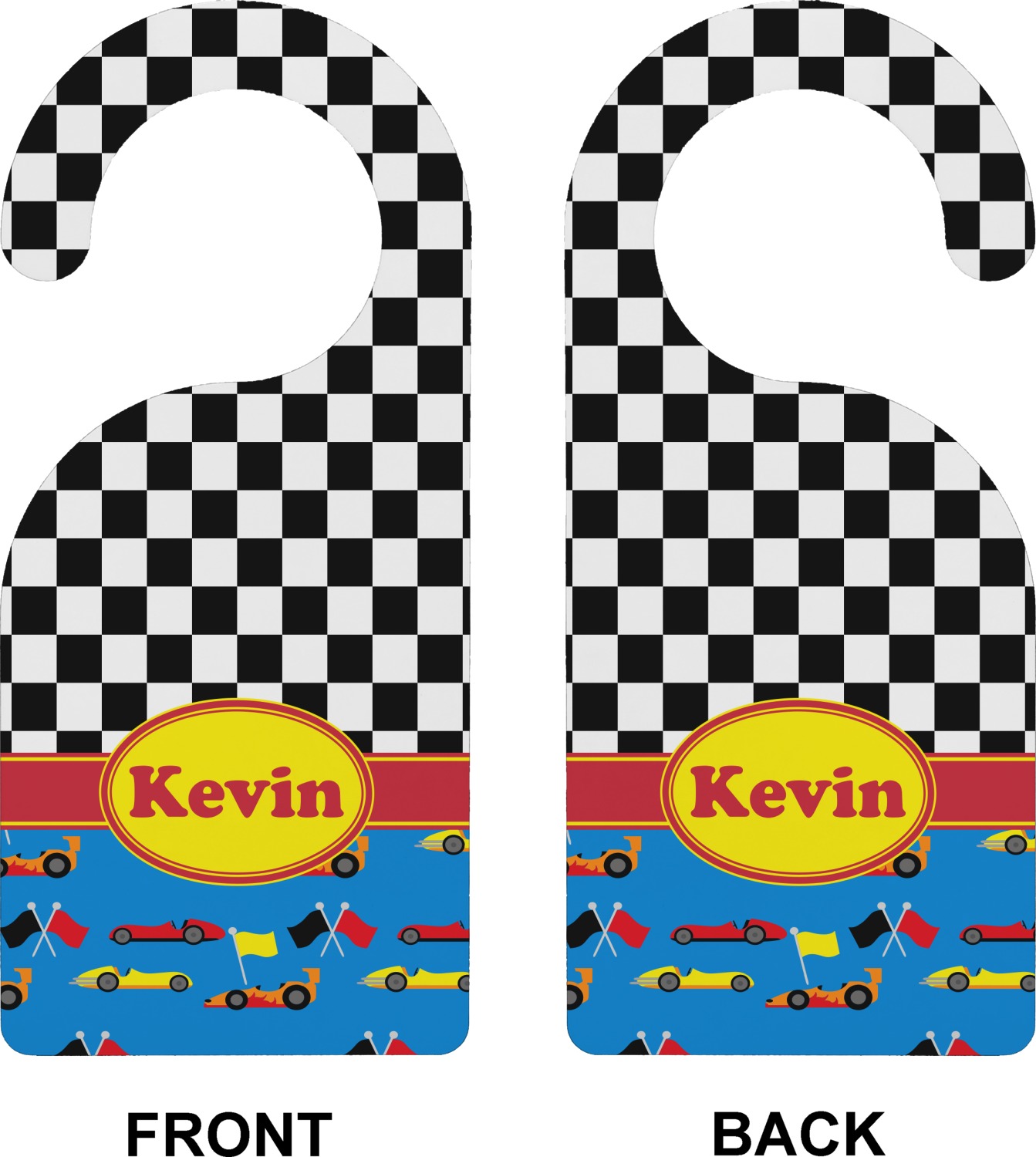 Custom Racing Car Door Hanger (Personalized) YouCustomizeIt