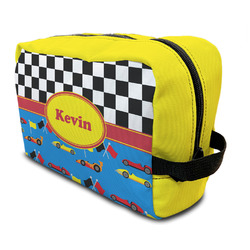 Racing Car Toiletry Bag / Dopp Kit (Personalized)