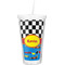 Racing Car Double Wall Tumbler with Straw (Personalized)