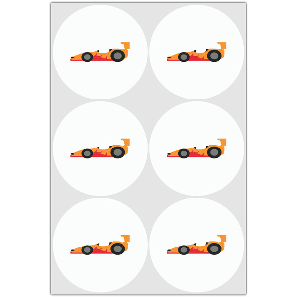 Racing Car Drink Topper - Large - Set of 6