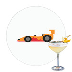 Racing Car Printed Drink Topper - 3.25"