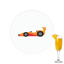 Racing Car Printed Drink Topper - 2.15"
