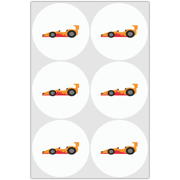 Racing Car Drink Topper - XLarge - Set of 6