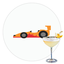 Racing Car Printed Drink Topper - 3.5"
