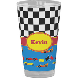 Racing Car Pint Glass - Full Color (Personalized)