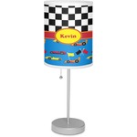 Racing Car Lamp with Drum Shade (Personalized)