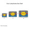 Racing Car Drum Lampshades - Sizing Chart
