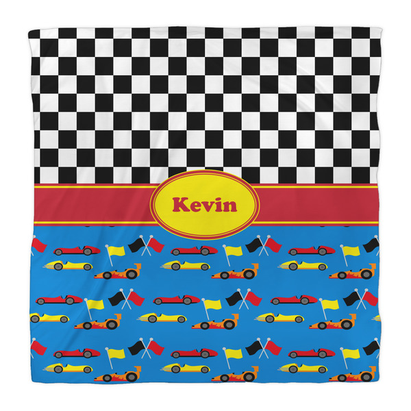 Racing Car Duvet Cover - Queen - Front