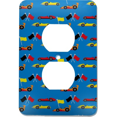 Racing Car Electric Outlet Plate (Personalized)
