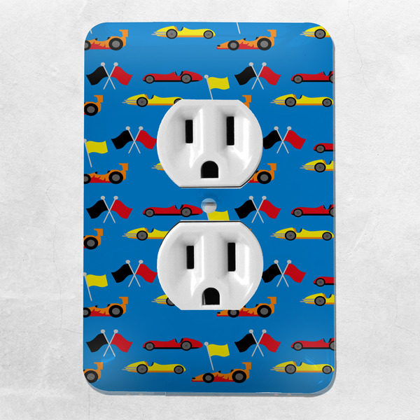 Racing Car Electric Outlet Plate - LIFESTYLE