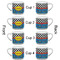 Racing Car Espresso Cup - 6oz (Double Shot Set of 4) APPROVAL