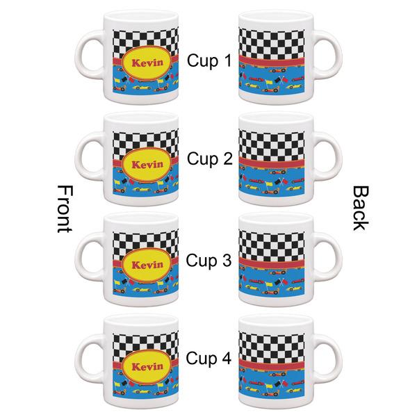 Racing Car Espresso Cup Set of 4 - Apvl