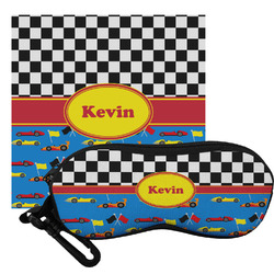 Racing Car Eyeglass Case & Cloth (Personalized)