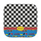 Racing Car Face Cloth-Rounded Corners