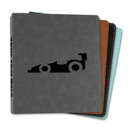 Racing Car Leather Binder - 1" (Personalized)