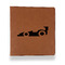 Racing Car Leather Binder - 1" - Rawhide - Front View