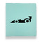 Racing Car Leather Binder - 1" - Teal (Personalized)