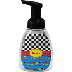 Racing Car Foam Soap Bottle - Black (Personalized)