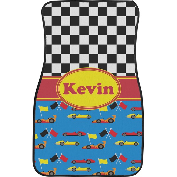Racing Car Custom Car Floor Mats (Front Seat)