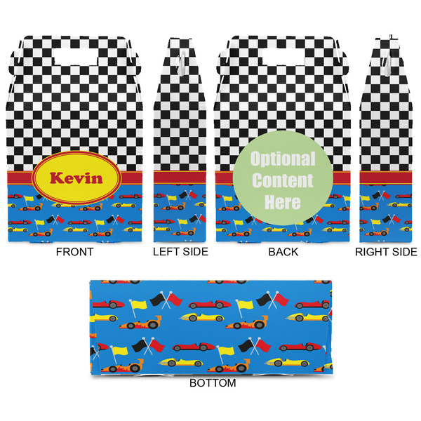 Racing Car Gable Favor Box - Approval