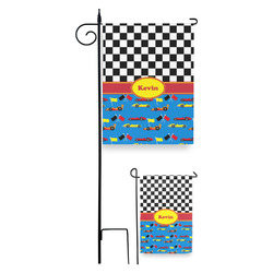 Racing Car Garden Flag (Personalized)