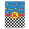 Racing Car Garden Flags - Large - Double Sided - BACK
