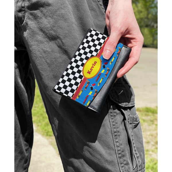 Racing Car Genuine Leather Womens Wallet - In Context