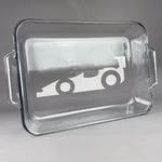 Racing Car Glass Baking and Cake Dish