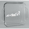 Racing Car Glass Cake Dish - 8in x 8in