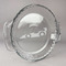 Racing Car Glass Pie Dish - FRONT