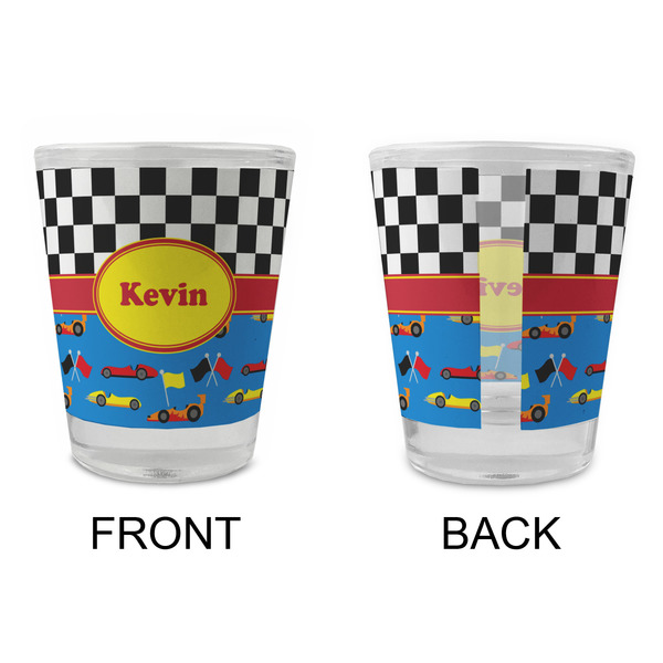 Racing Car Glass Shot Glass - Standard - APPROVAL