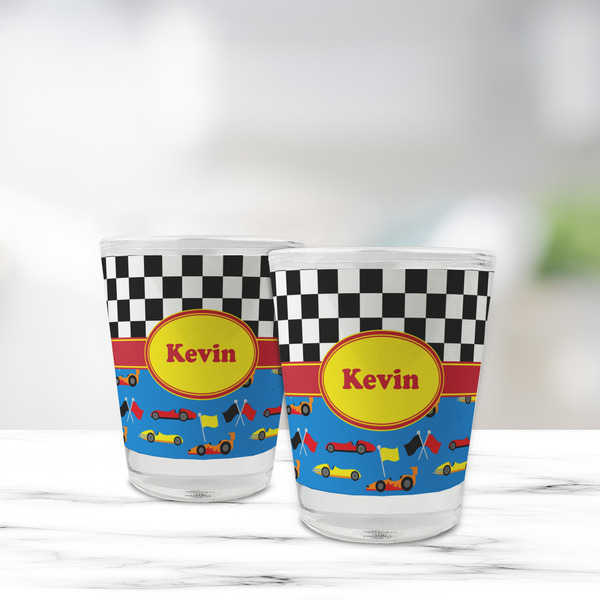 Racing Car Glass Shot Glass - Standard - LIFESTYLE