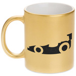 Racing Car Metallic Mug (Personalized)